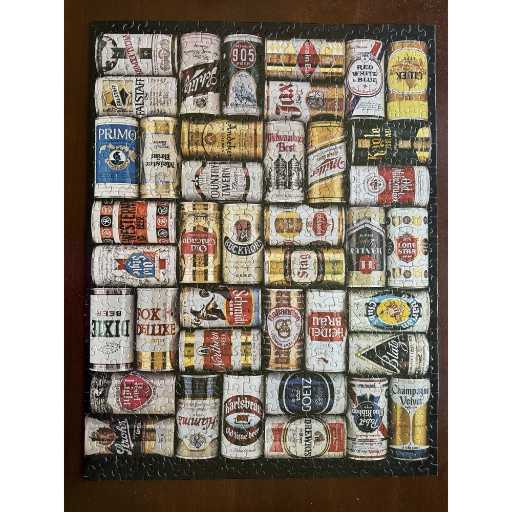 Springbok What's‎ Your Pleasure Beer Puzzle Over 500 Pieces Vintage Complete - Picture 2 of 16